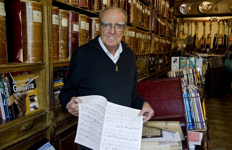 Lluís Castelló, propietari de Musical Emporium